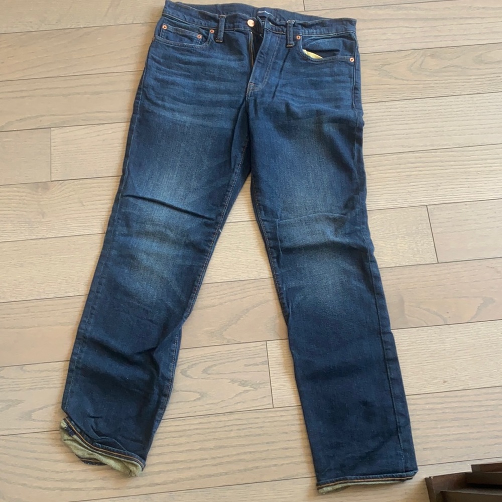 JCrew, like new, men’s dark wash jeans